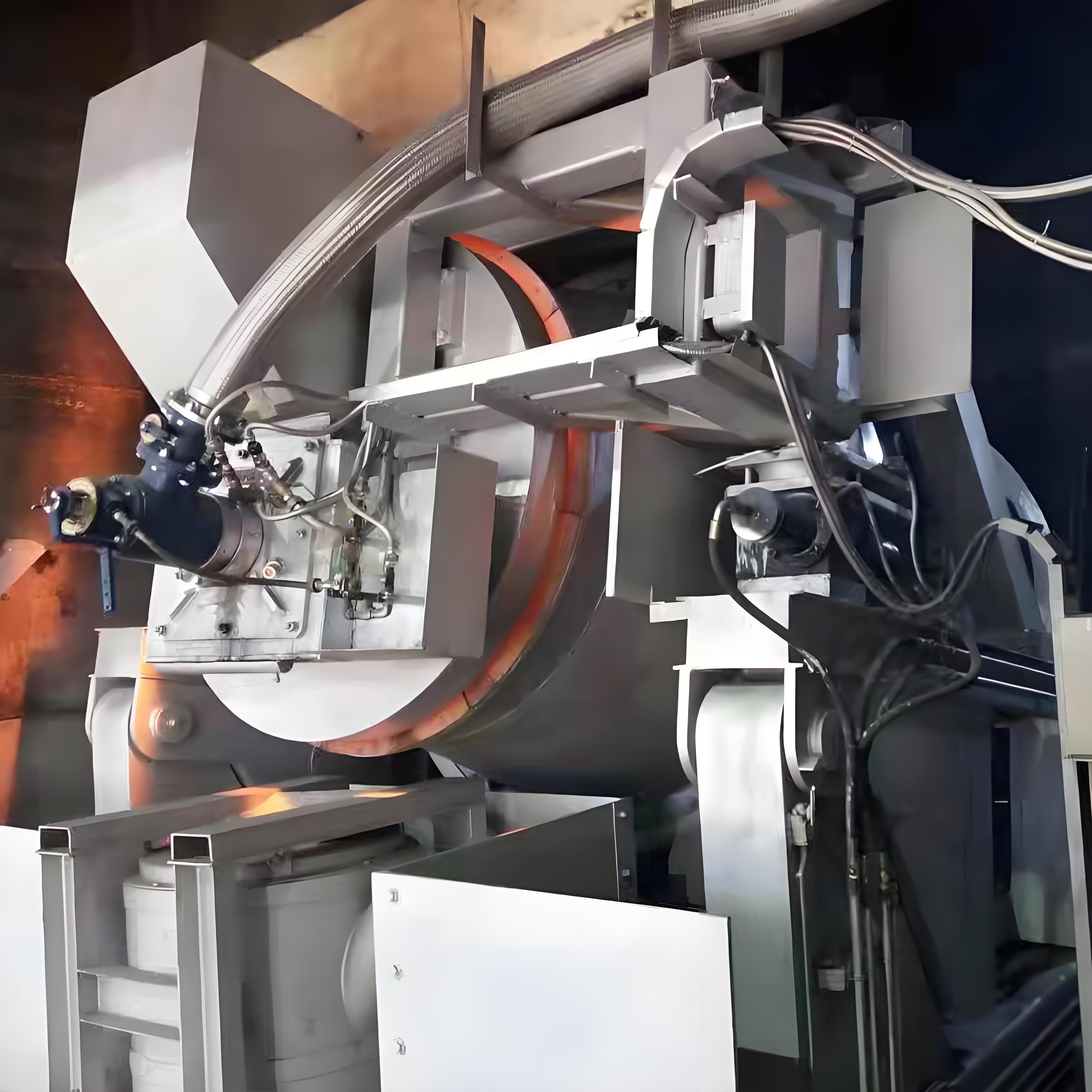 Antimony rotary furnace