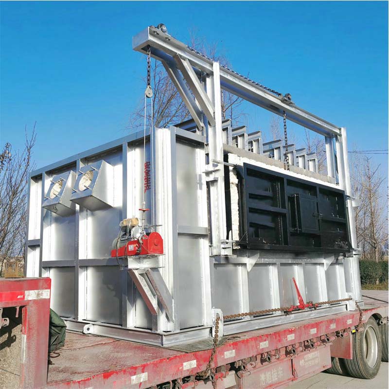 Rectangular aluminum melting furnace